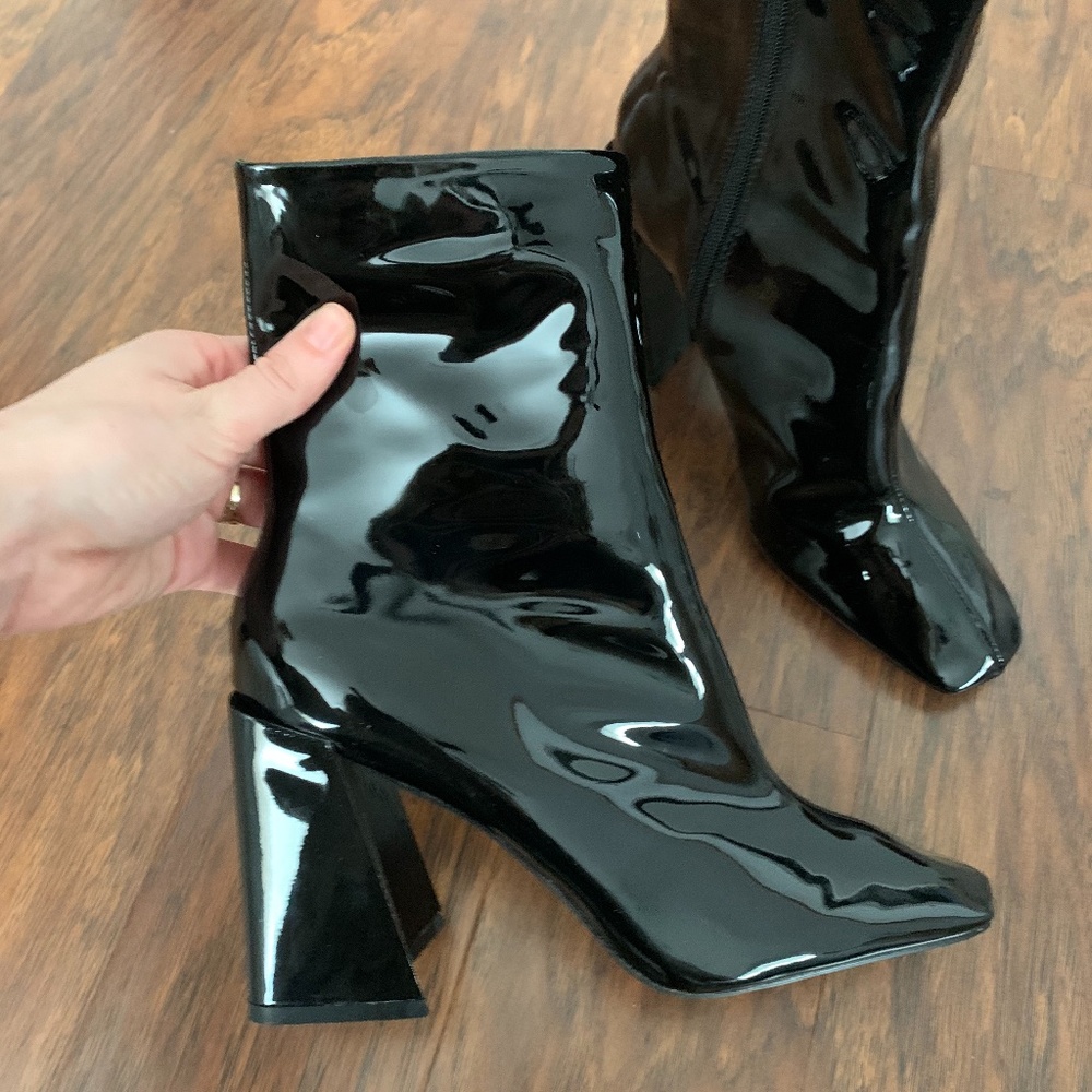 Glossy Booties